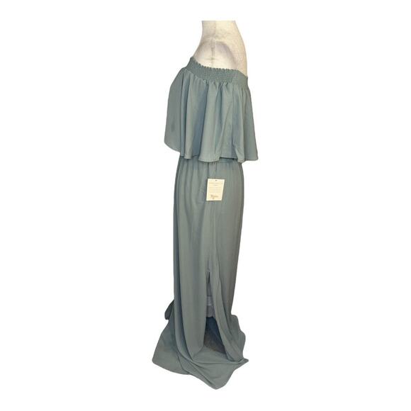 NEW Show Me Your Mumu XXS Hacienda Maxi Dress In Silver Sage Bridesmaid NWT‎ - Picture 3 of 7